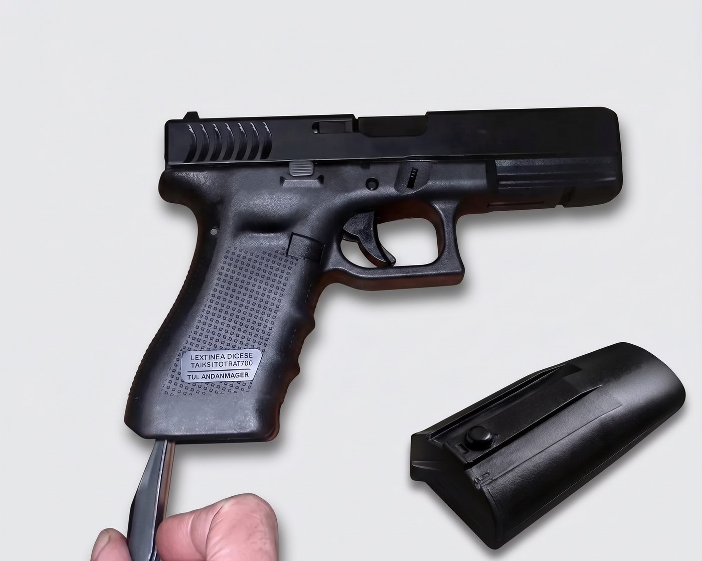 RuBee shot counter tag in an AR grip
